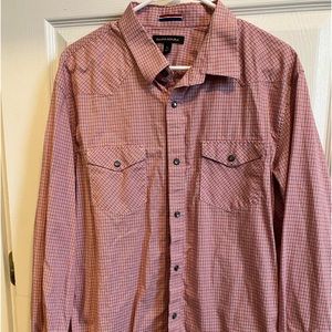 Men’s shirt gingham print